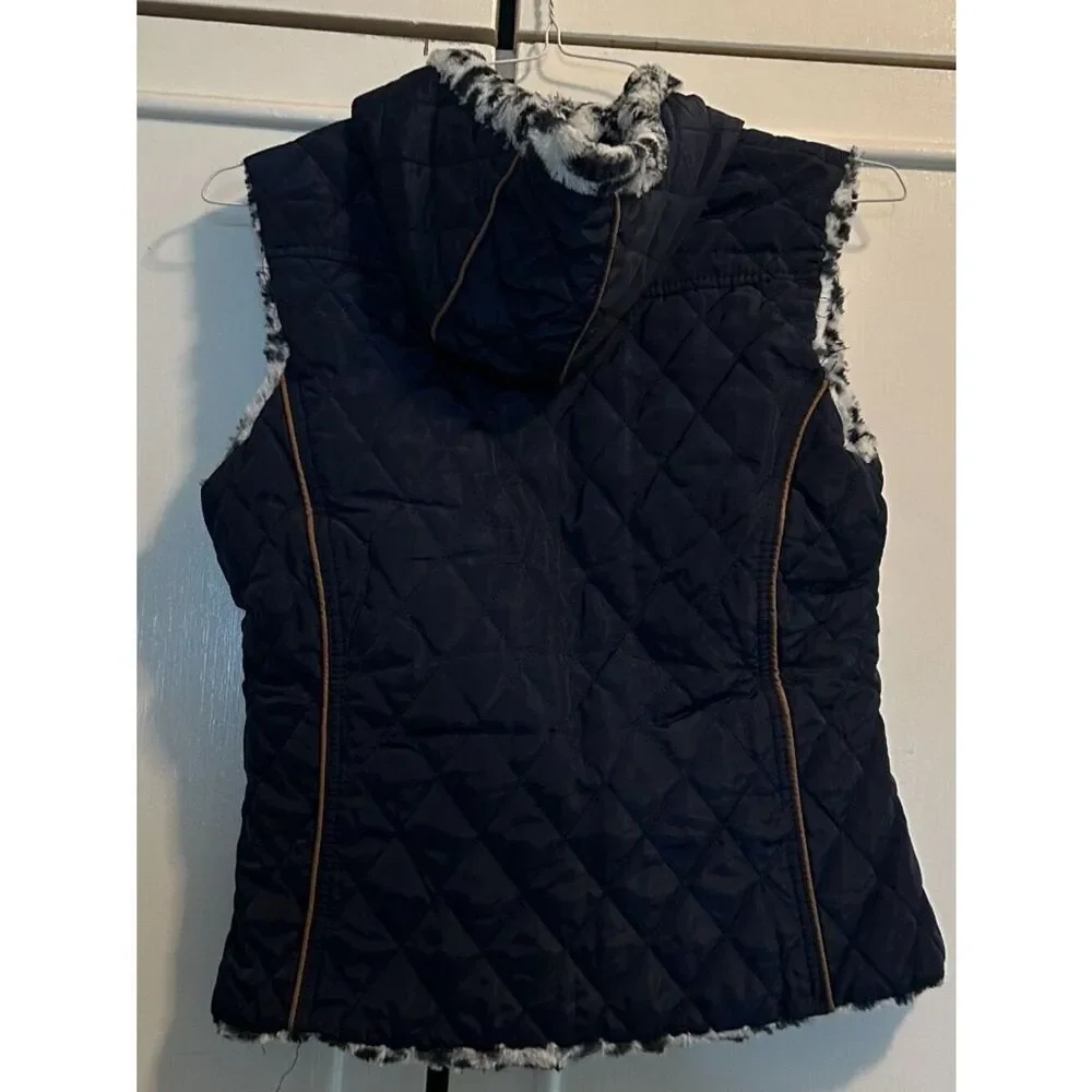 Reversible Navy Blue Vest